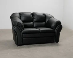 Salvador 2-sits soffa black