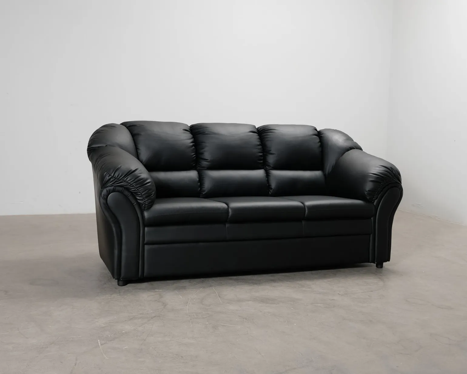 Salvador 3-sits soffa svart