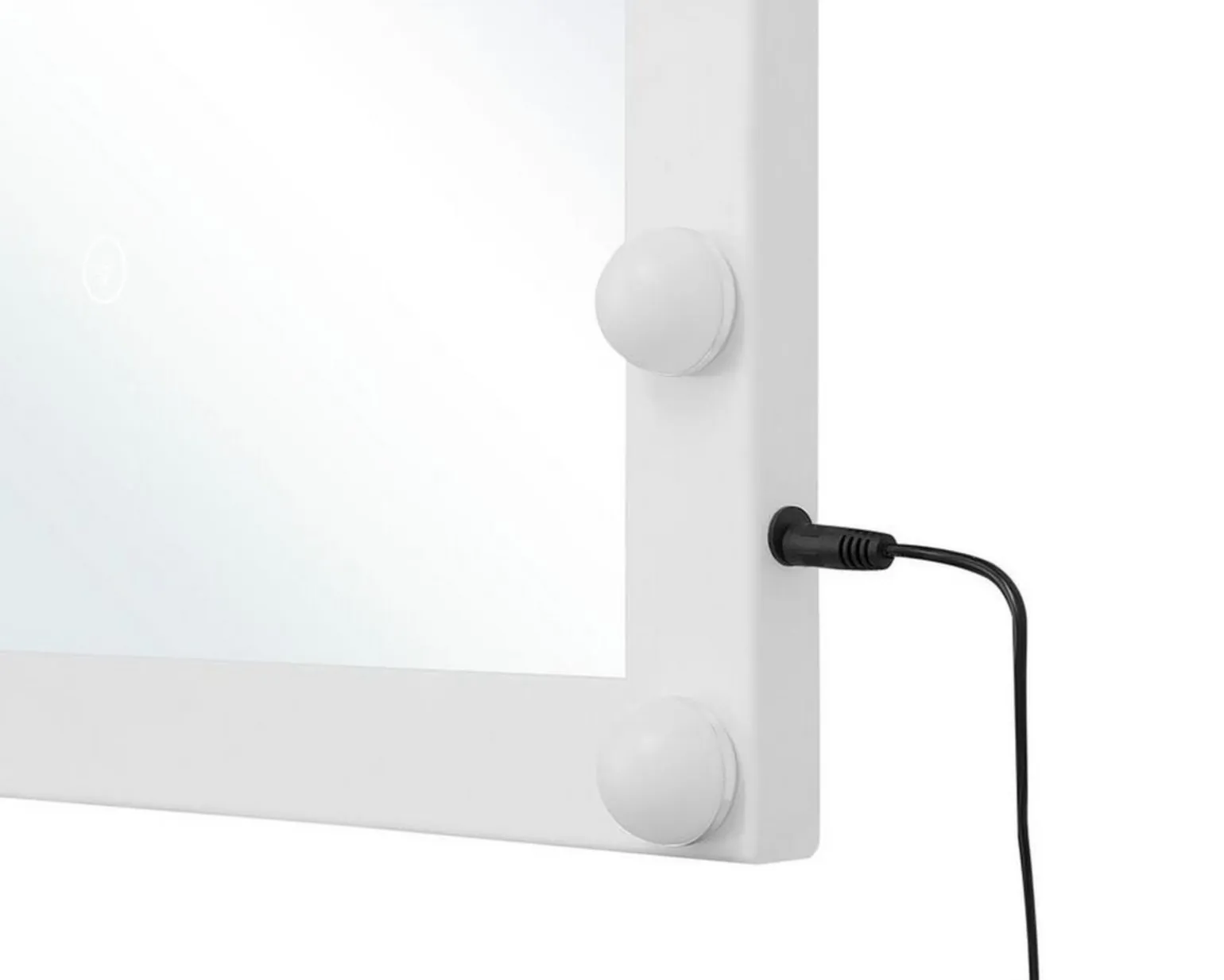 Saven spegel med LED 50 x 60 cm