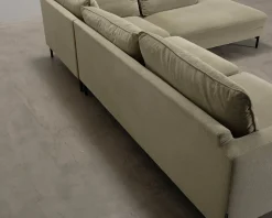 4-sits hörnsoffa grön