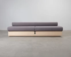 4-sitsig loungesoffa grålila
