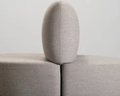 2-sits soffmodul grå