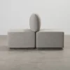 2-sits soffmodul grå