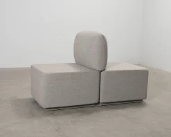 2-sits soffmodul grå