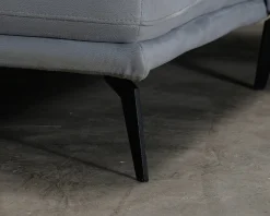 4-sits U-soffa ljusblå