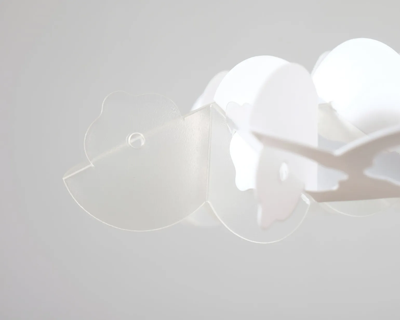 Slamp Nuvem lamp skärm vit
