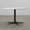 Sofacompany Allie matbord ø 120 cm vit / svart
