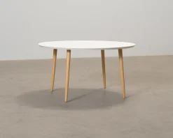 Sofacompany Hubert soffbord ø 90 cm vit / ek