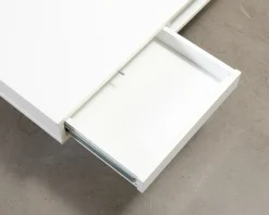 Soffbord vit 95 x 95 cm