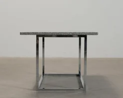 Soffbord 60 x 110 cm grå granit