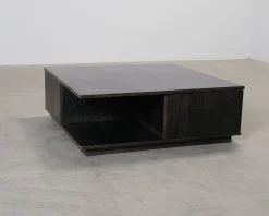 Soffbord 100 x 100 cm svart
