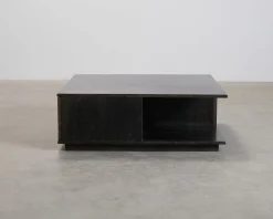 Soffbord 100 x 100 cm svart