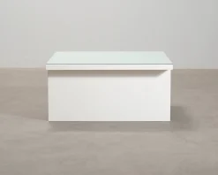 Soffbord 90 x 90 cm vit
