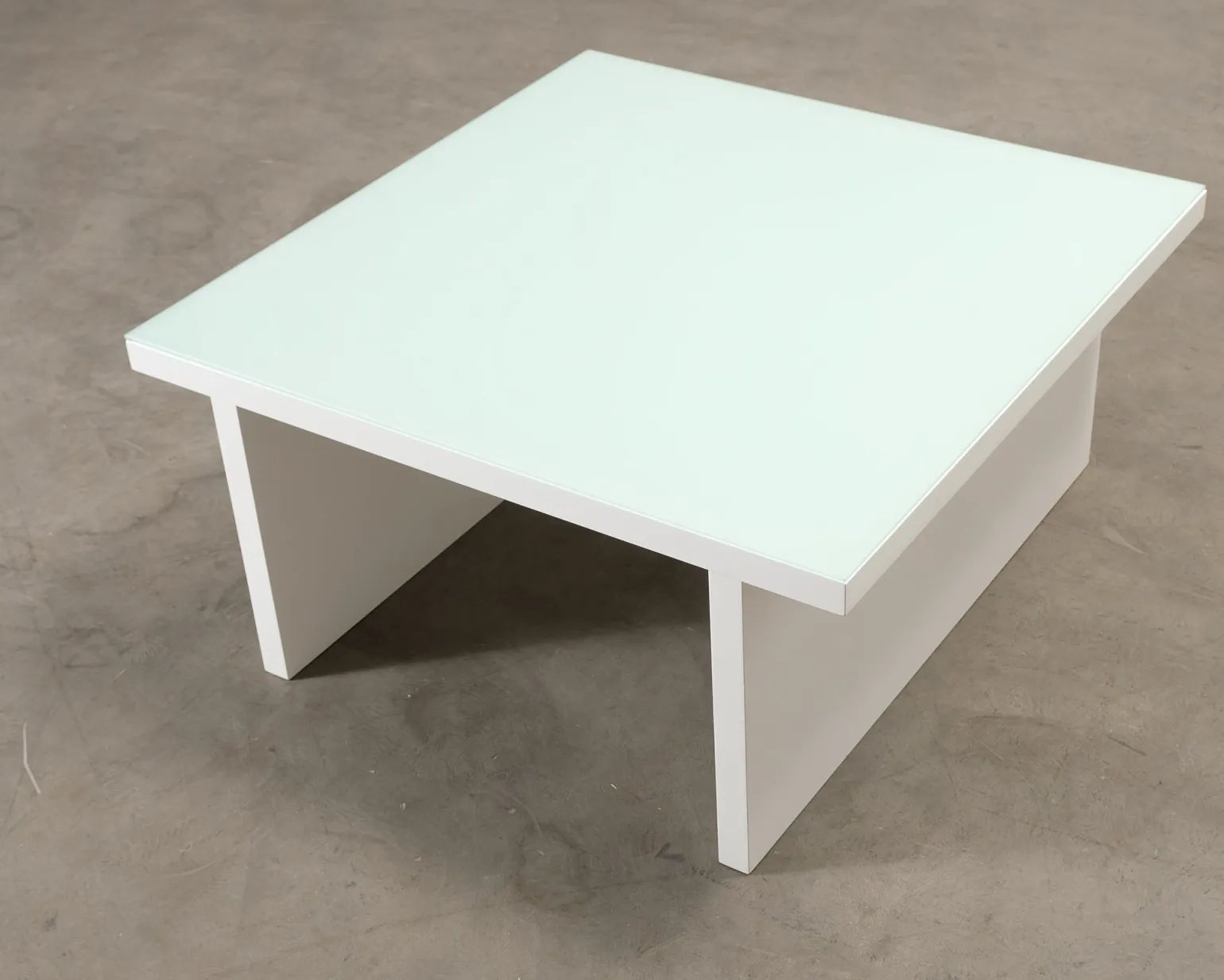 Soffbord 90 x 90 cm vit