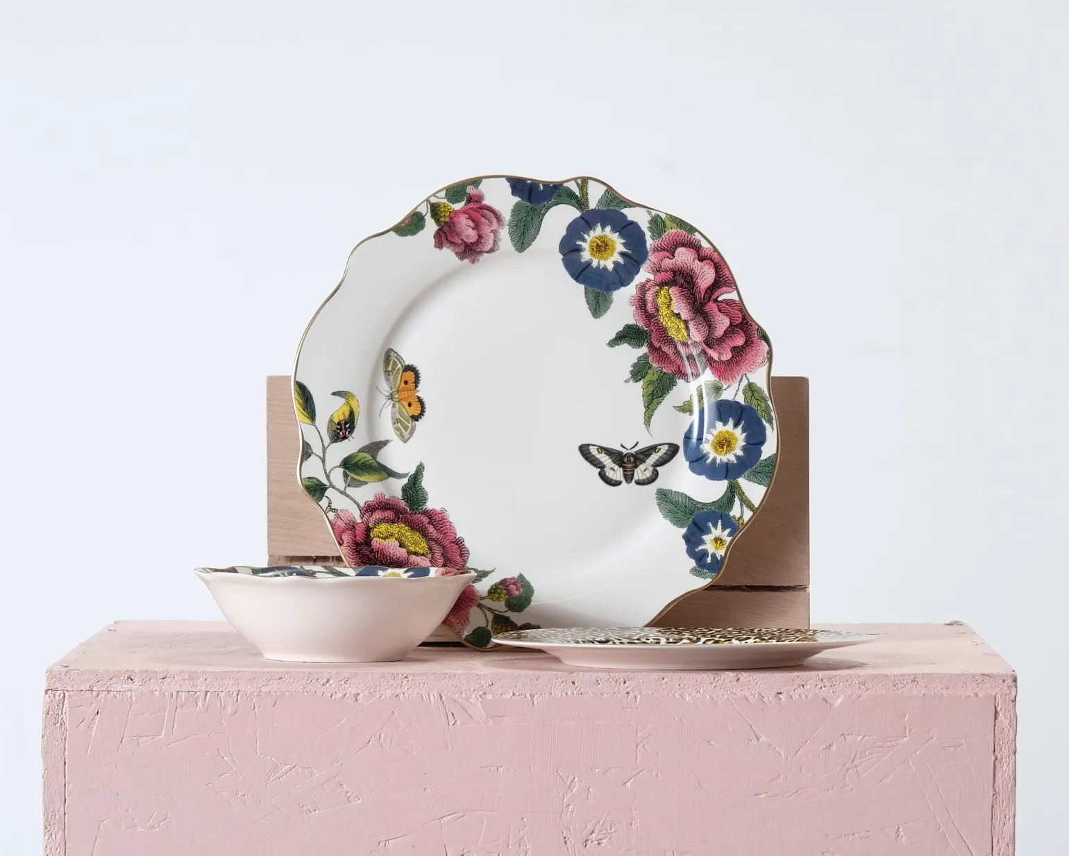 Spode Creatures Of Curiosity tallriksset, 12 delar