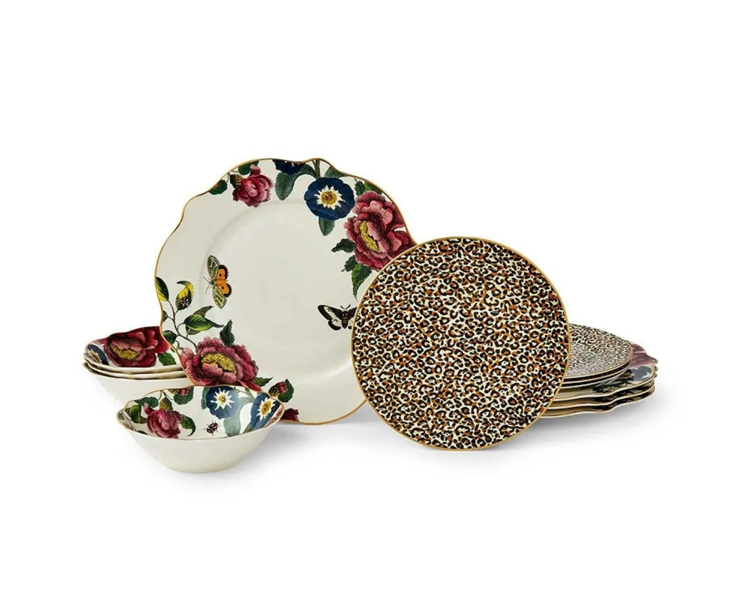 Spode Creatures Of Curiosity tallriksset, 12 delar