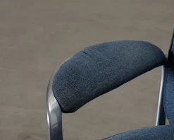 Stressless James fåtölj med fotpall blå