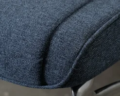 Stressless James fåtölj med fotpall blå