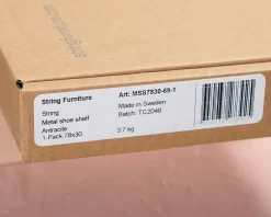 String Systems skohylla 78 x 30cm antracit