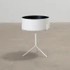 Swedese Drum sidobord vit
