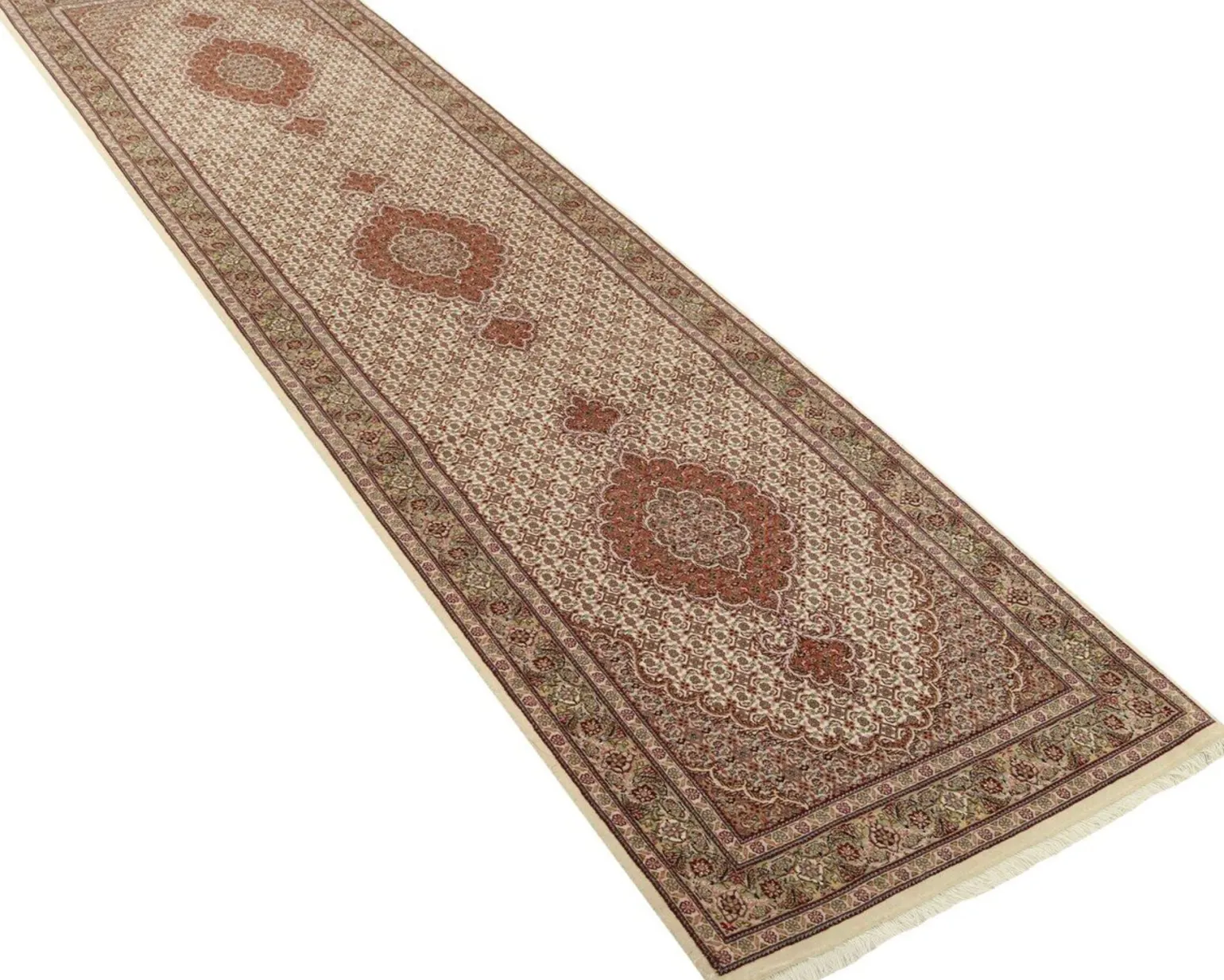 Tabriz 50 Mahi orientalisk matta 82 x 310 cm