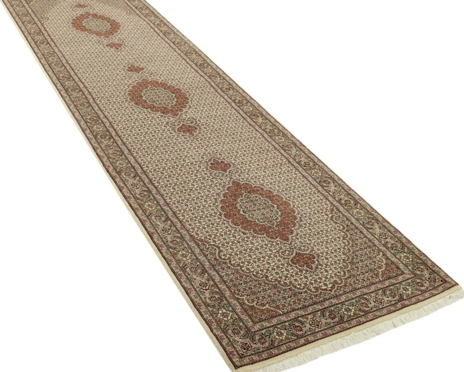 Tabriz 50 Mahi orientalisk matta 92 x 305 cm