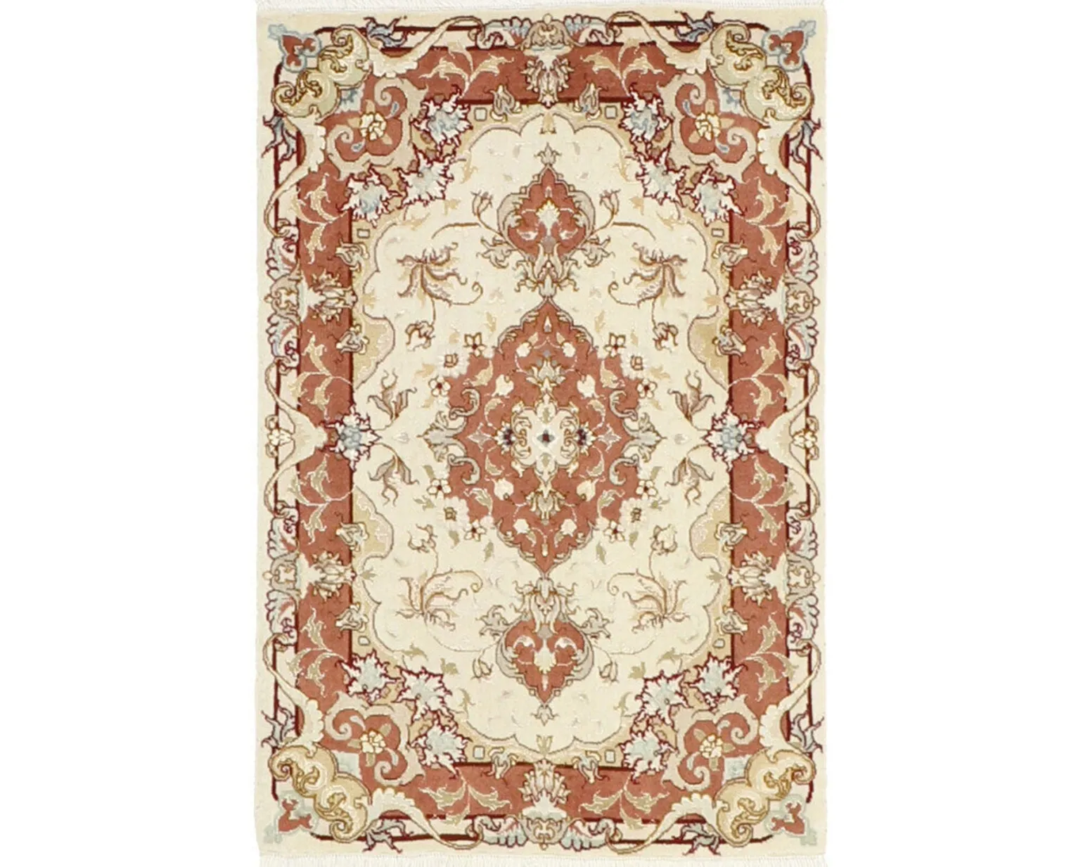 Tabriz 50 orientalisk matta 62 x 91 cm