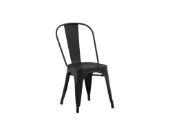 Tempe matstol svart, set om 4