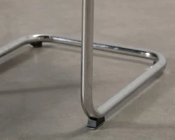 Thonet S 43 stol blå / beige
