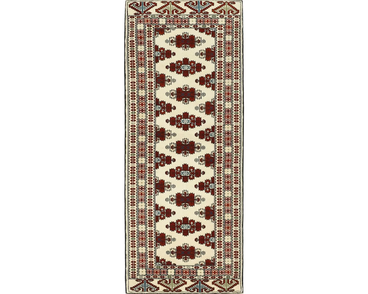 Torkaman Fine orientalisk matta 84 x 207 cm