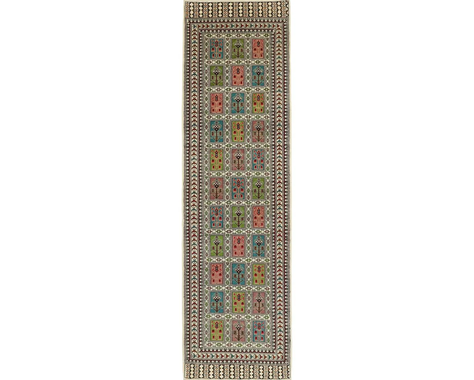 Torkaman Fine orientalisk matta 85 x 294 cm