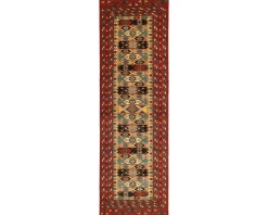 Torkaman Fine orientalisk matta 86 x 296 cm
