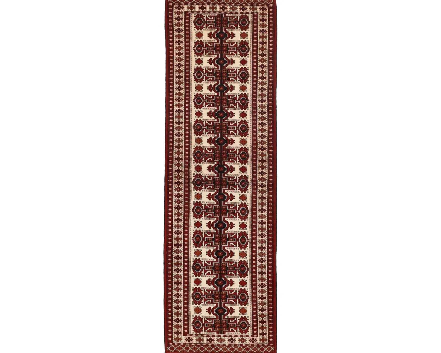 Torkaman Fine orientalisk matta 84 x 296 cm