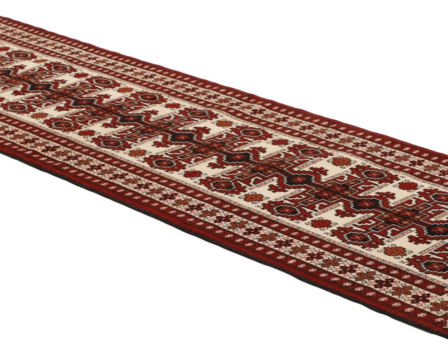 Torkaman Fine orientalisk matta 84 x 296 cm