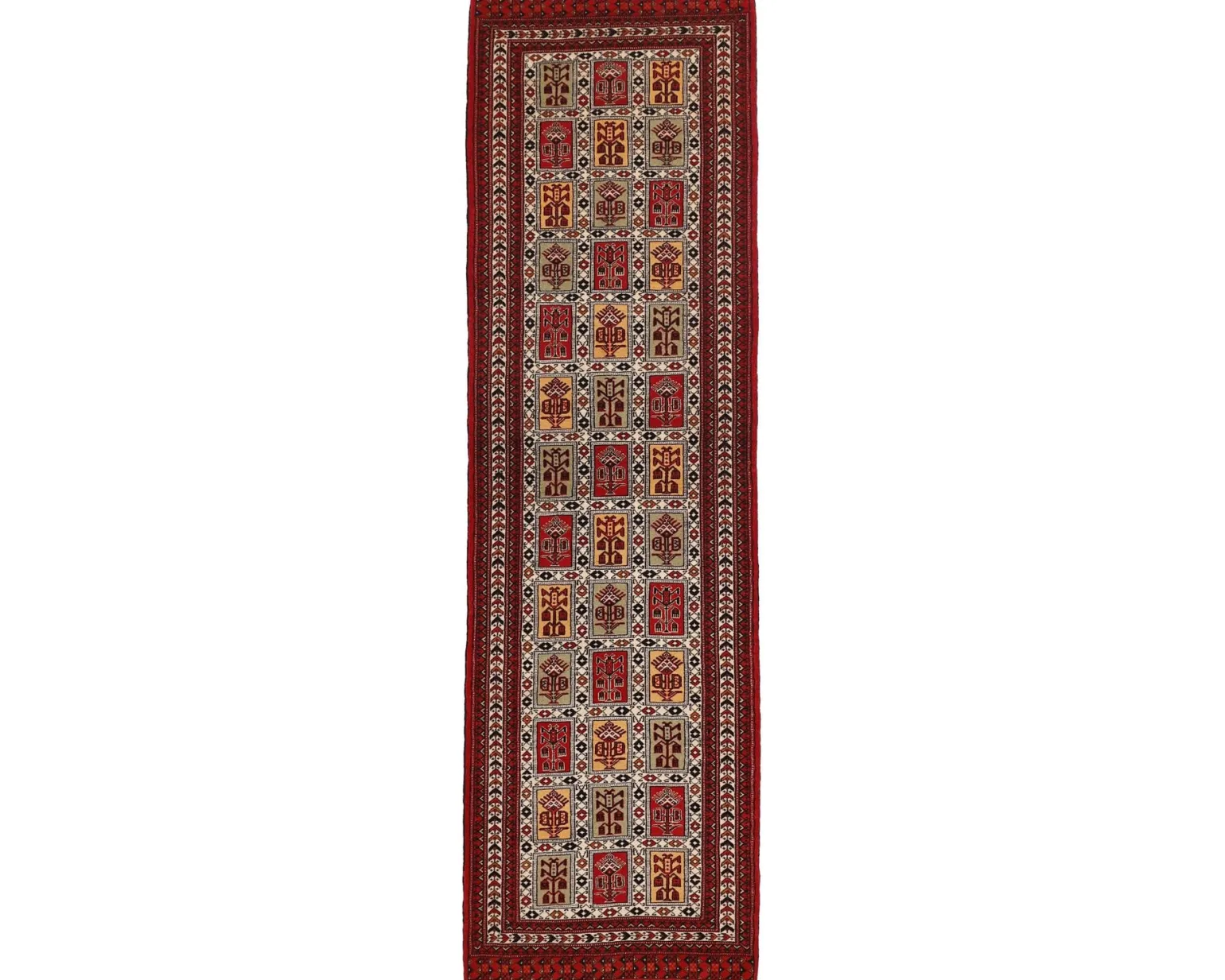 Torkaman Fine orientalisk matta 84 x 291 cm