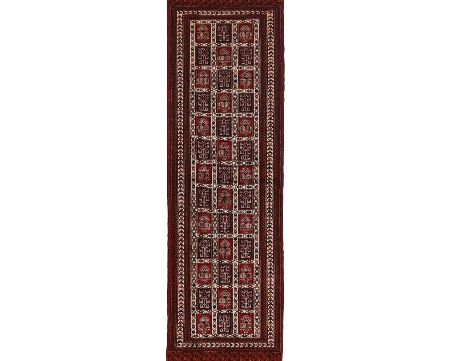 Torkaman Fine orientalisk matta 86 x 283 cm