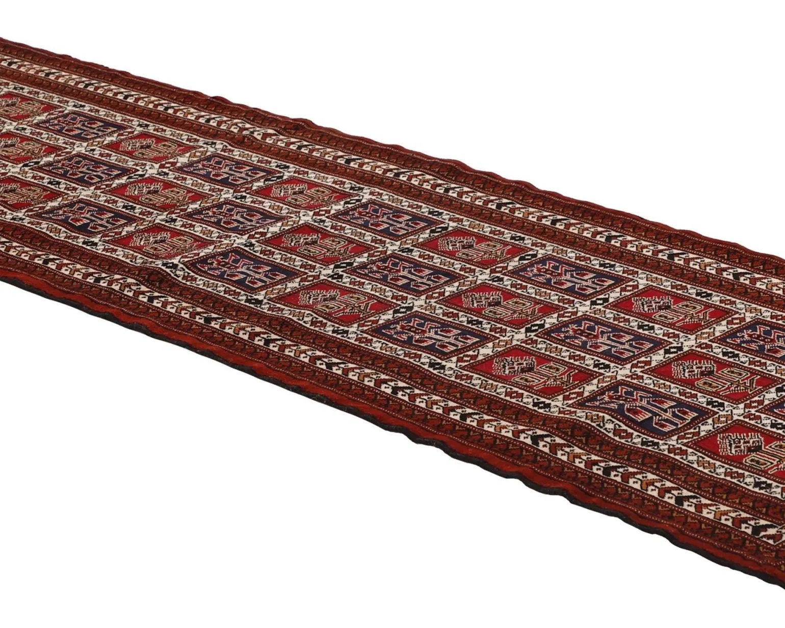 Torkaman Fine orientalisk matta 86 x 283 cm