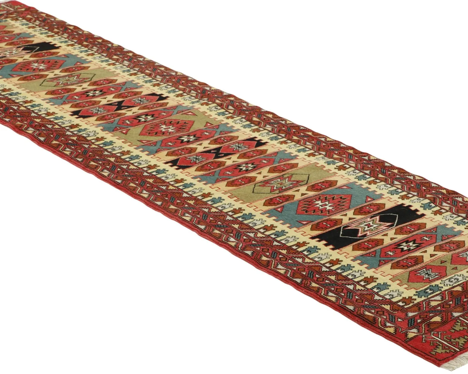 Torkaman Fine orientalisk matta 89 x 292 cm