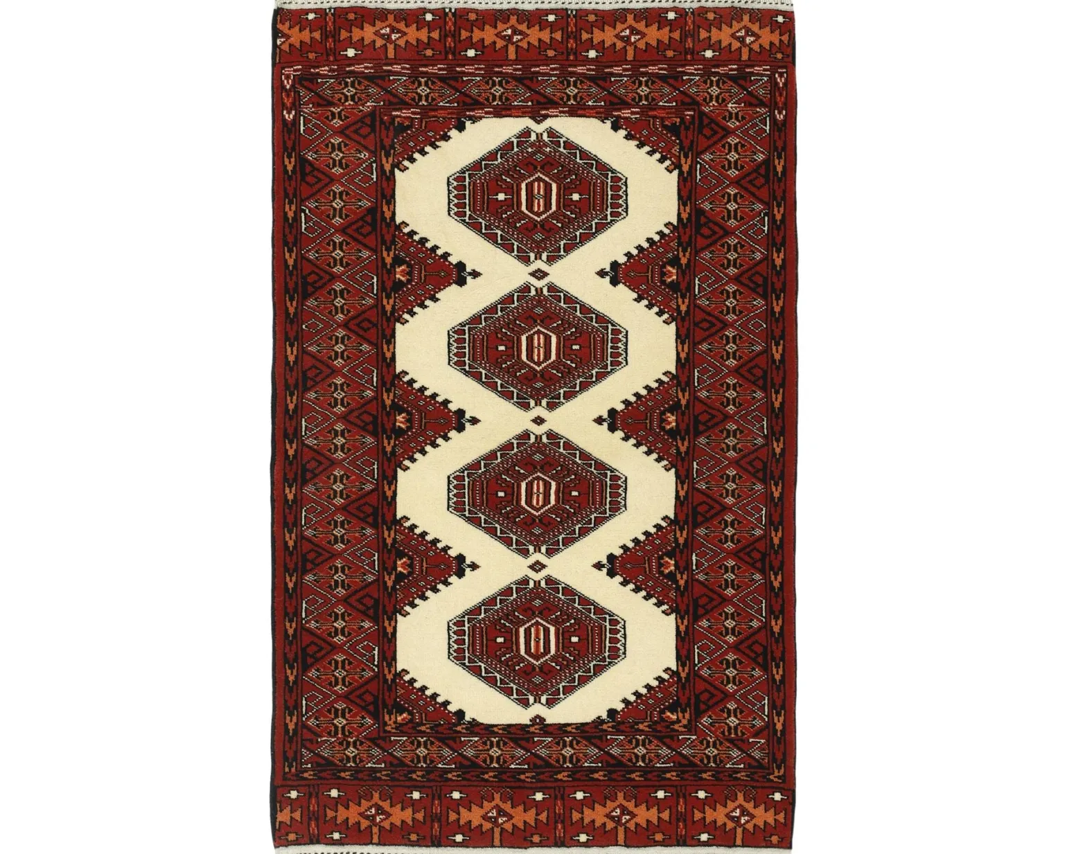 Torkaman Fine orientalisk matta 85 x 125 cm