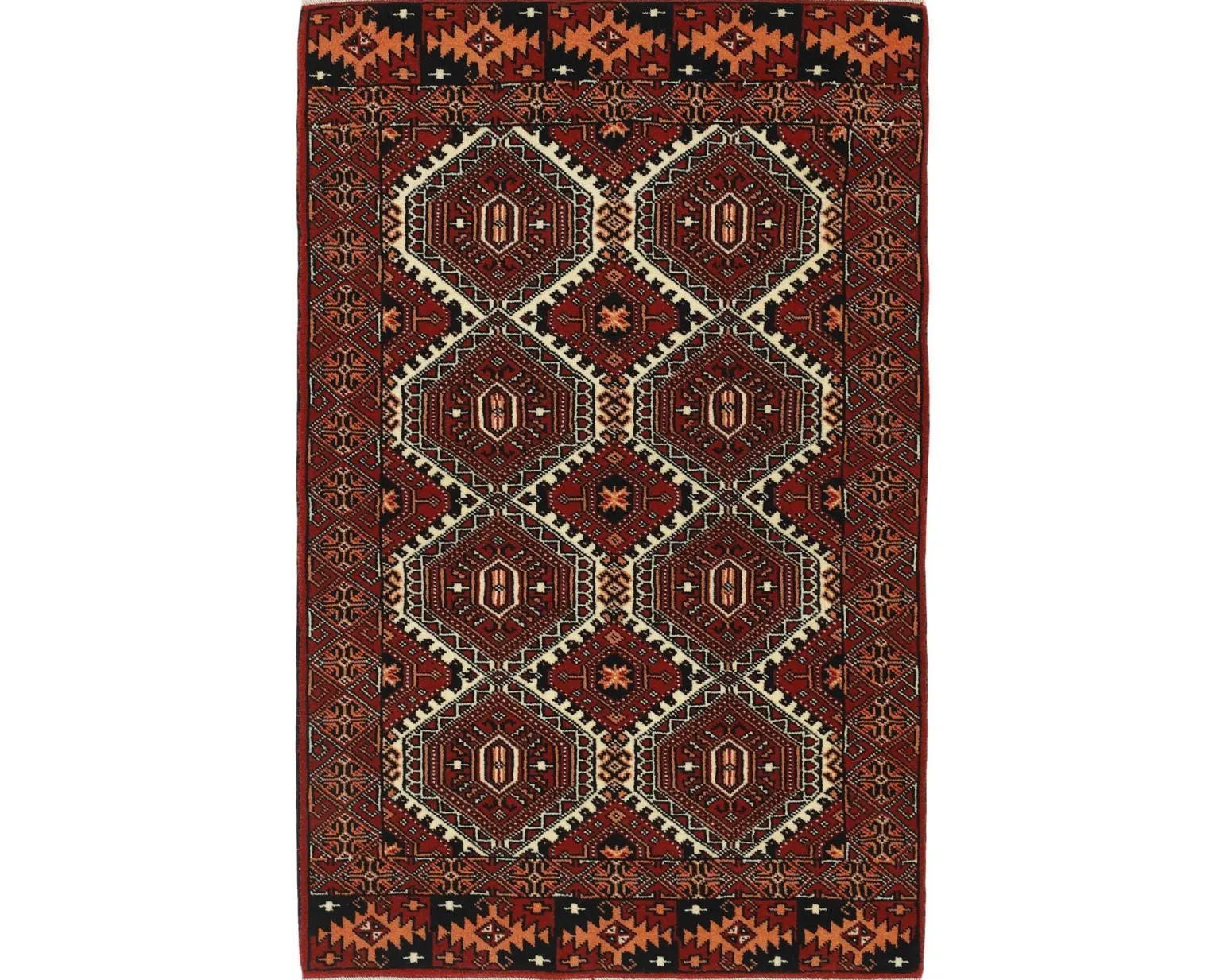 Torkaman Fine orientalisk matta 83 x 127 cm