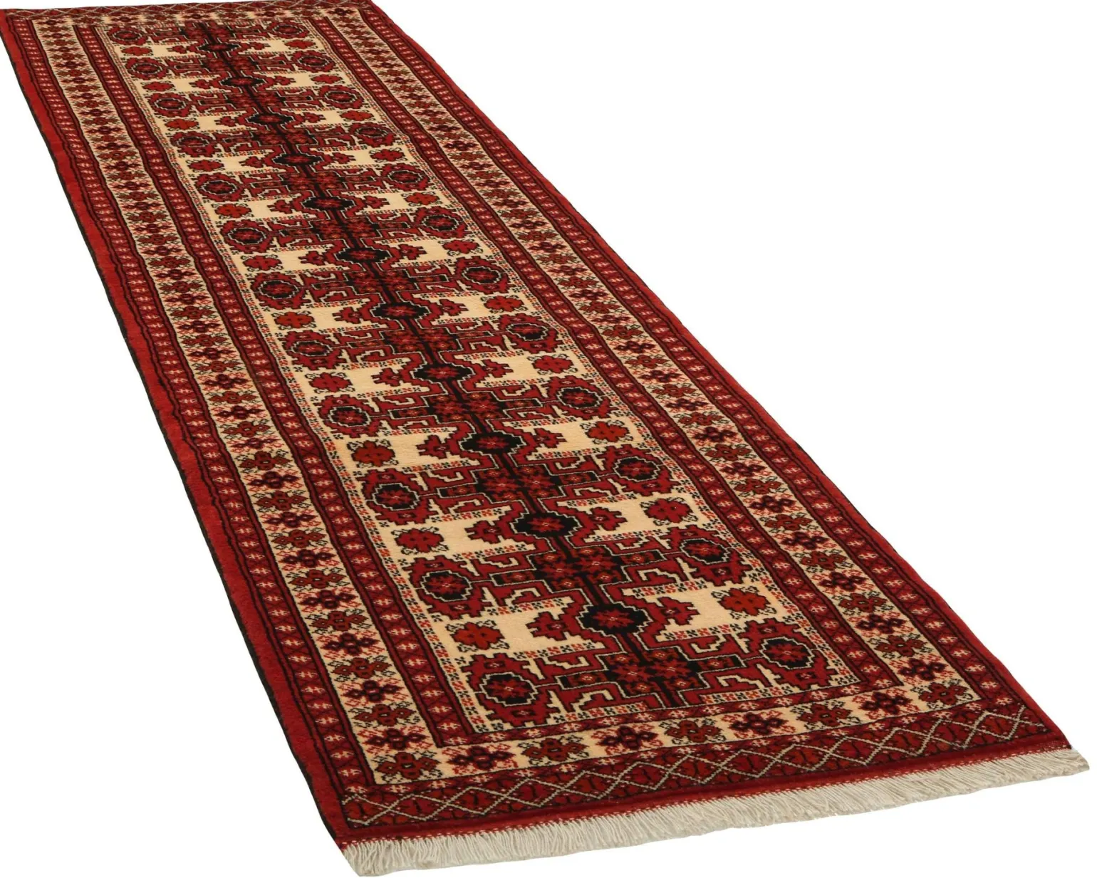 Torkaman Fine orientalisk matta 81 x 290 cm