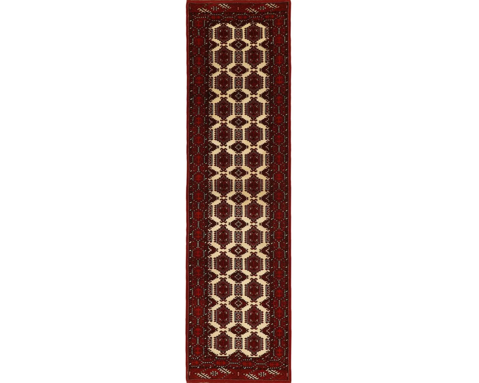 Torkaman Fine orientalisk matta 82 x 298 cm