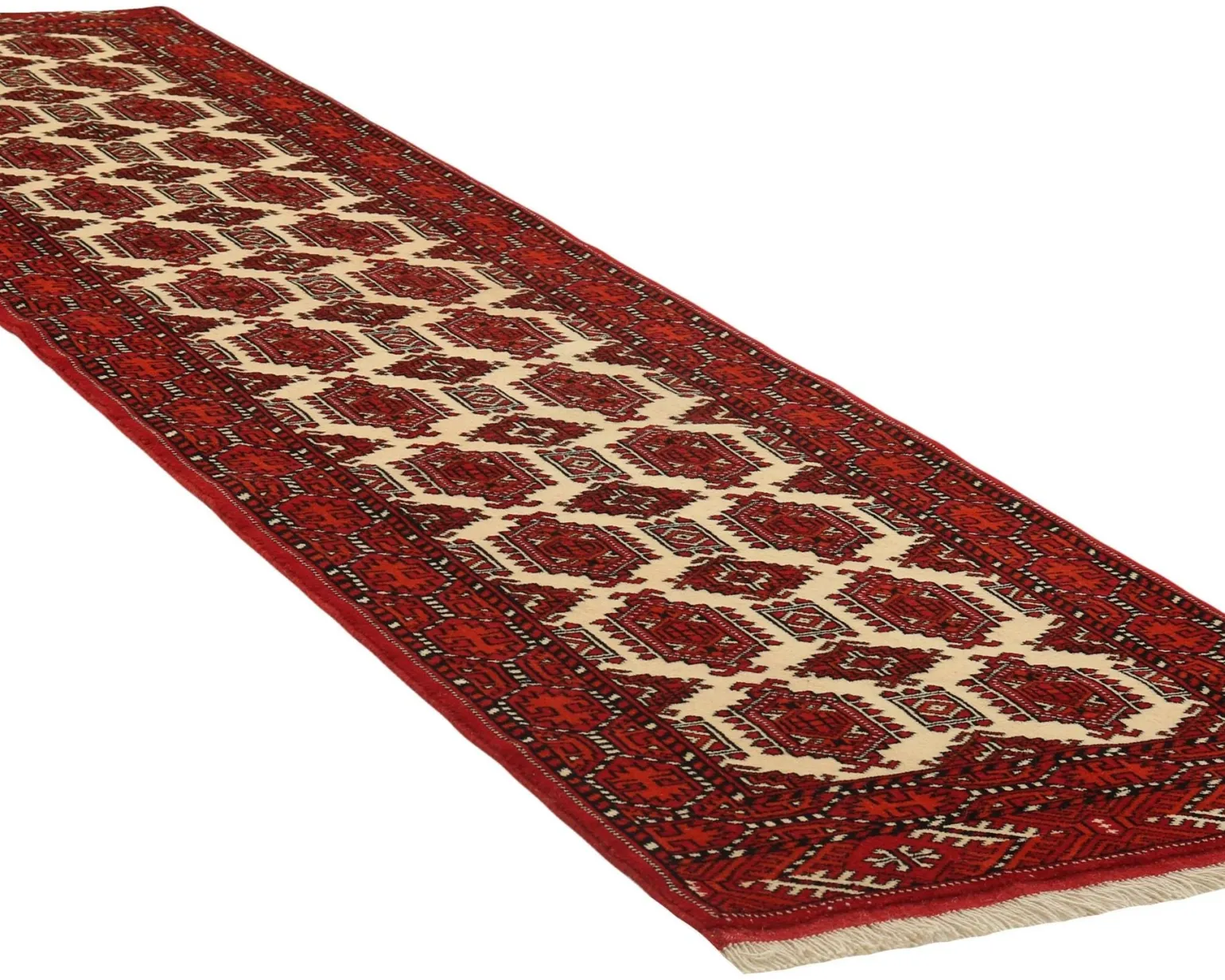 Torkaman Fine orientalisk matta 82 x 298 cm