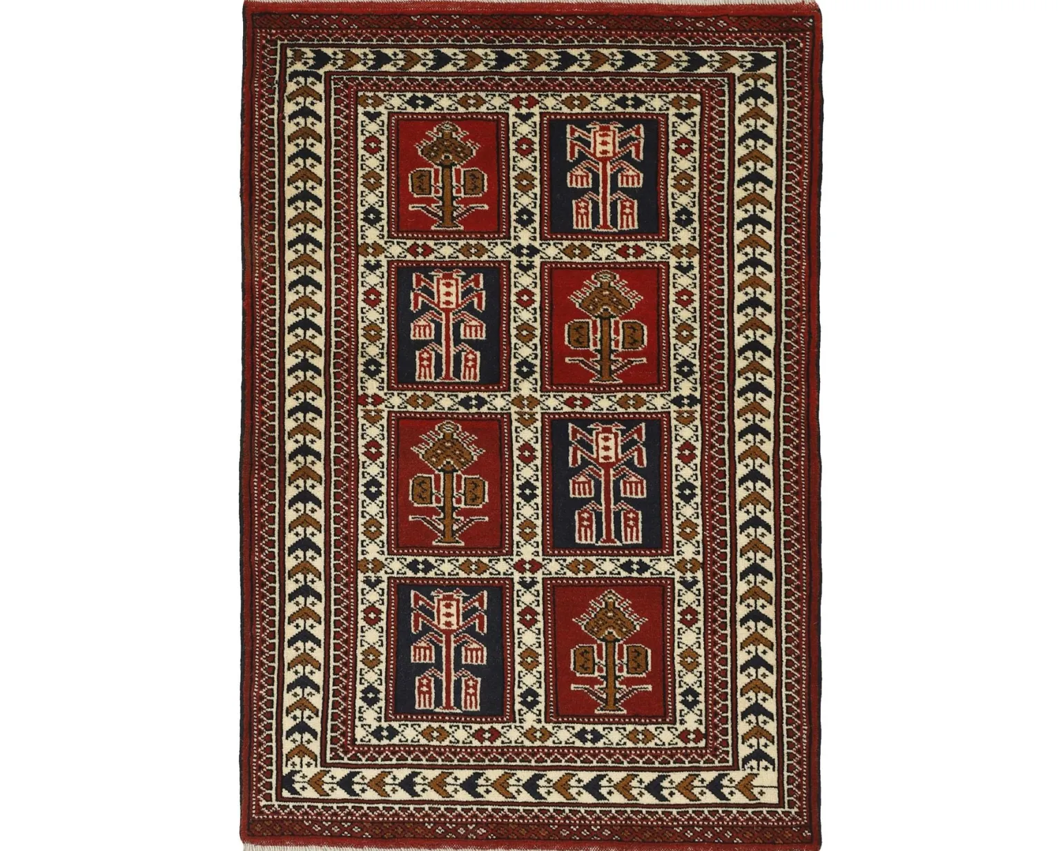 Torkaman Fine orientalisk matta 86 x 125 cm