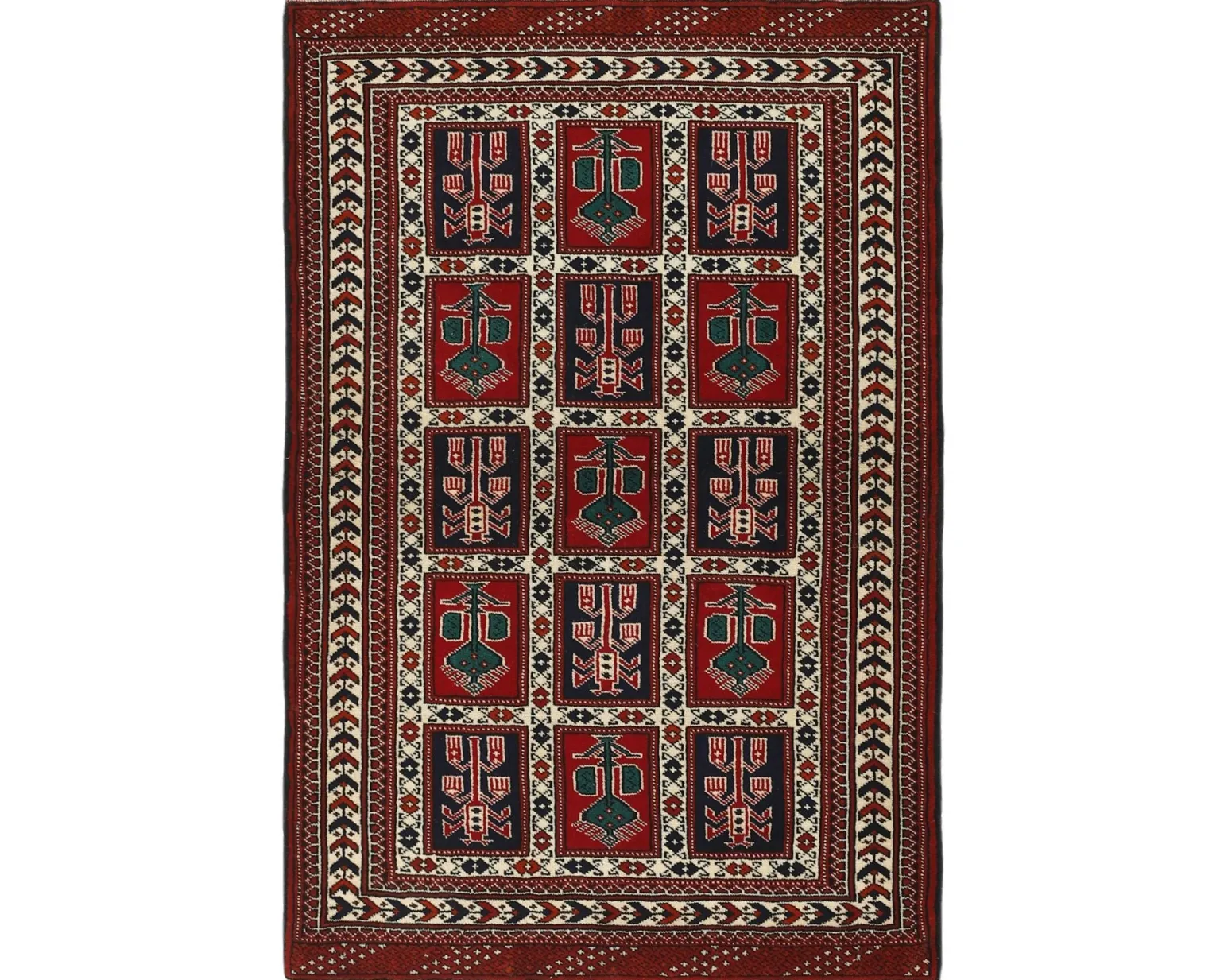 Torkaman Fine orientalisk matta 103 x 151 cm