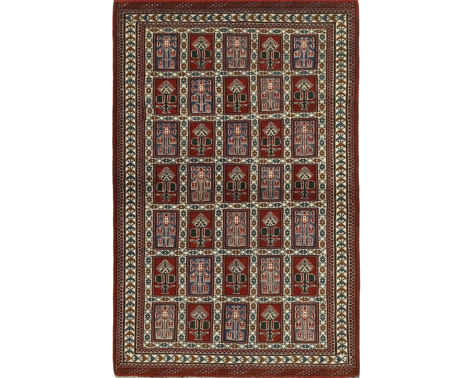 Torkaman Fine orientalisk matta 135 x 204 cm