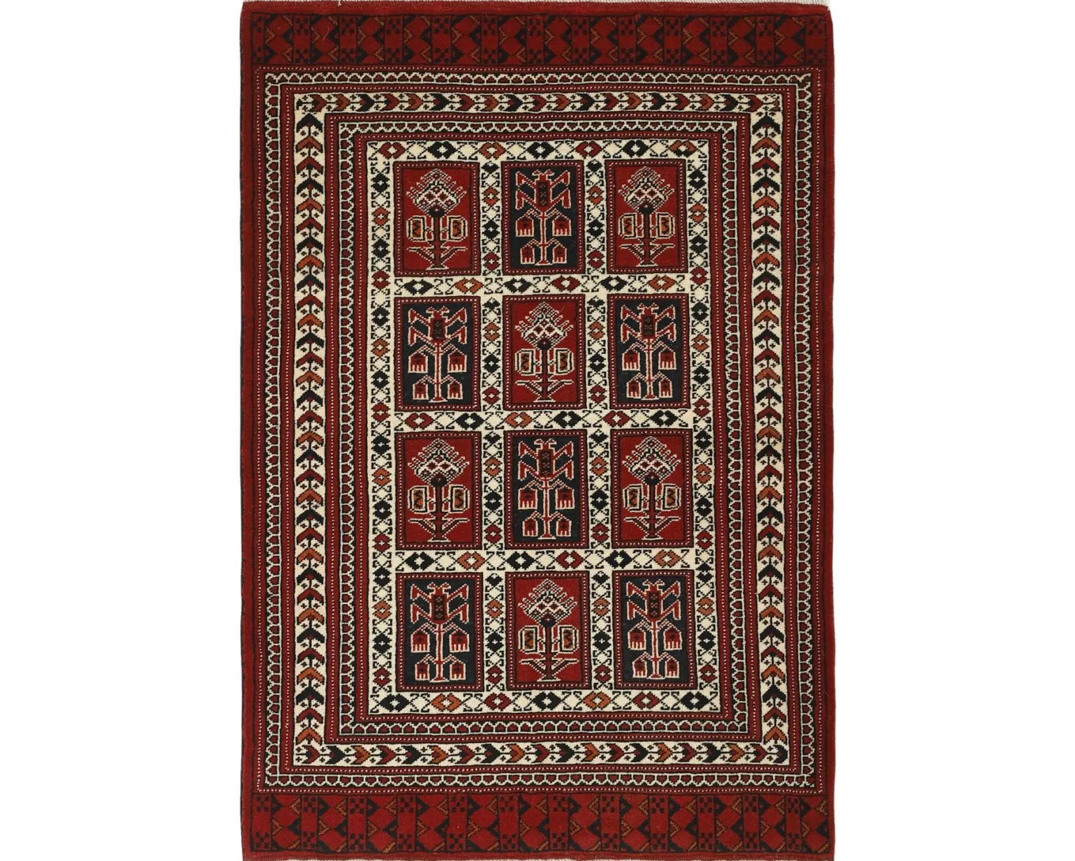 Torkaman Fine orientalisk matta 84 x 119 cm