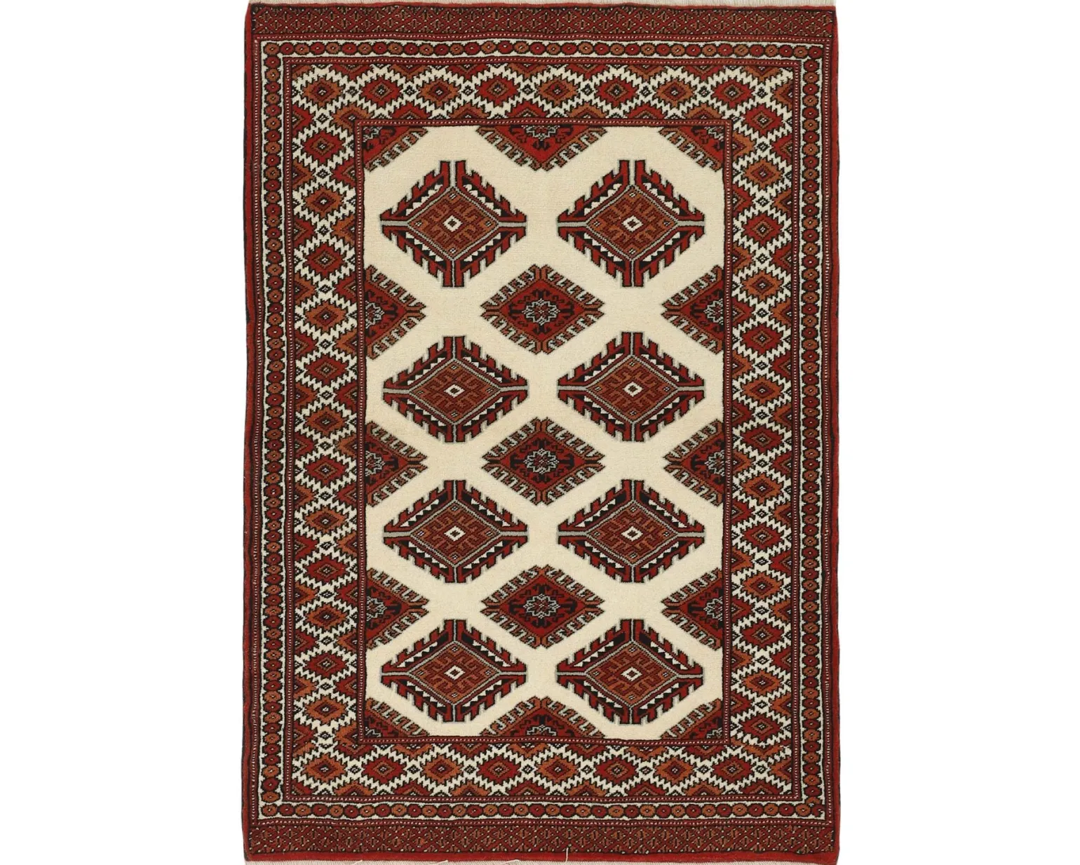 Torkaman Fine orientalisk matta 85 x 121 cm