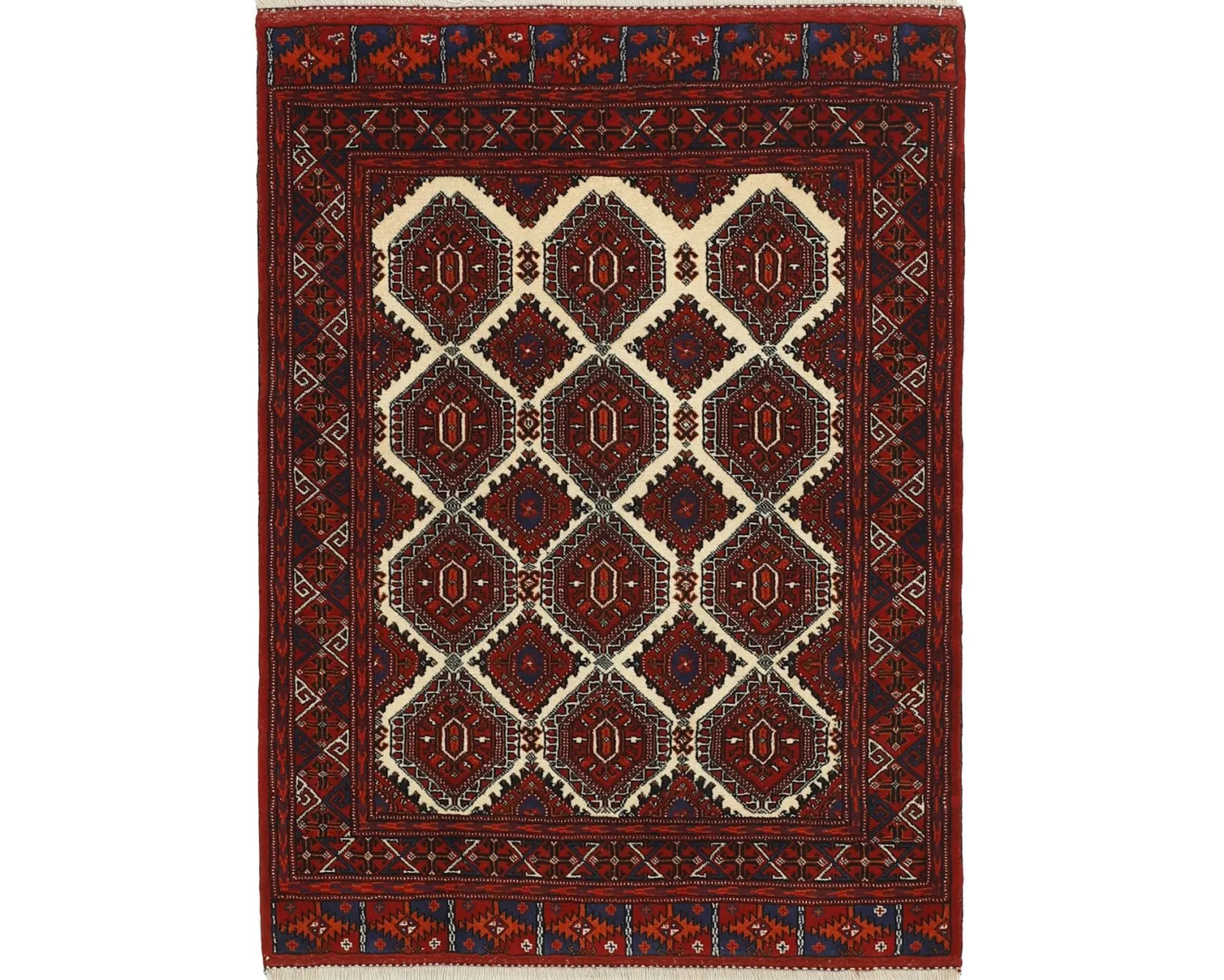 Torkaman Fine orientalisk matta 103 x 136 cm