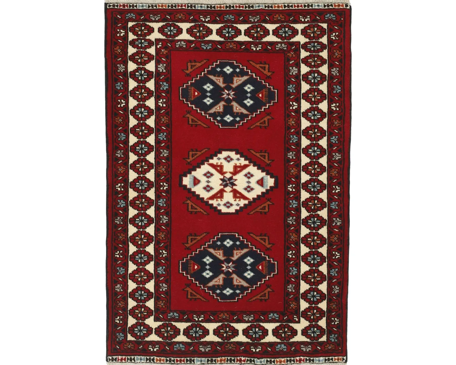 Torkaman Fine orientalisk matta 84 x 125 cm